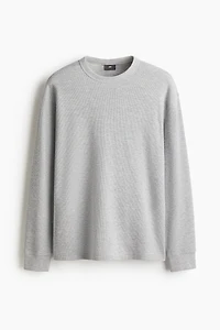 T-shirt et pantalon de pyjama en coton gaufré