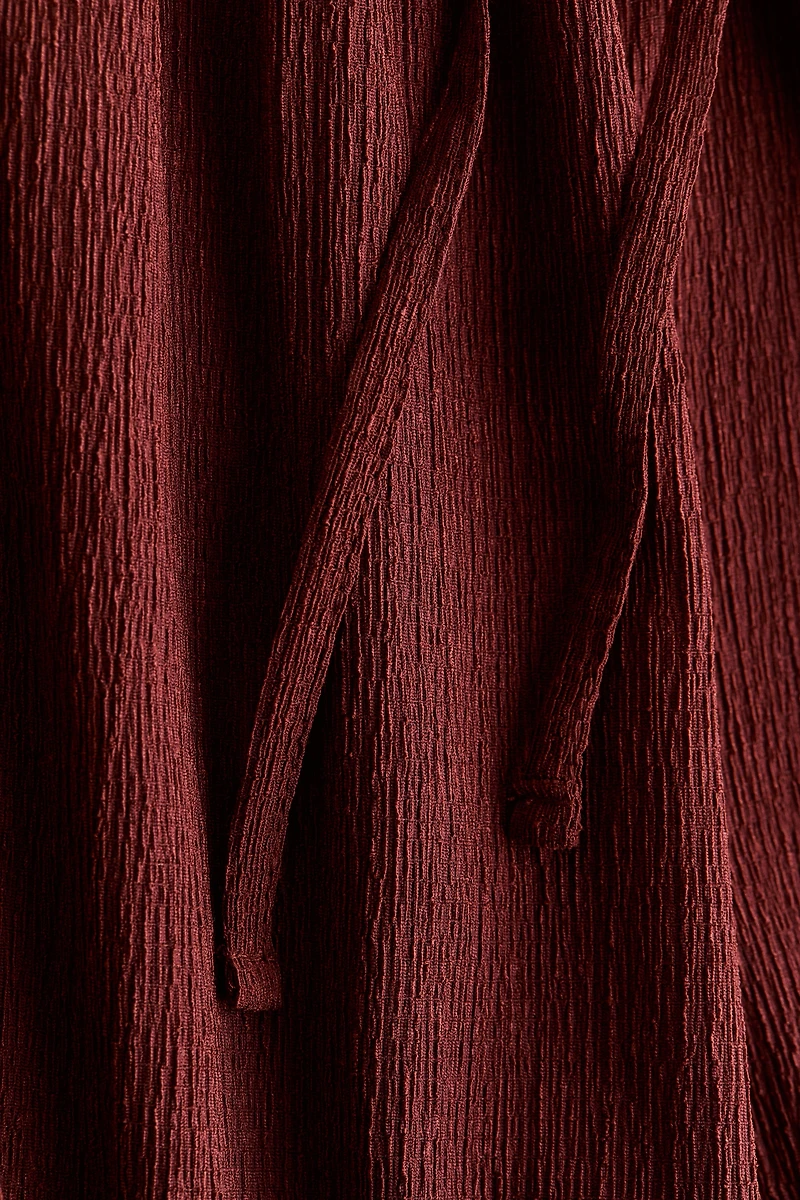 Wide-cut Pull-on Pants