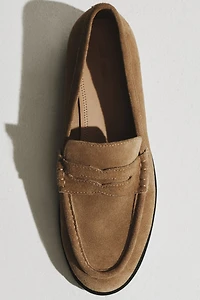 Suede Loafers
