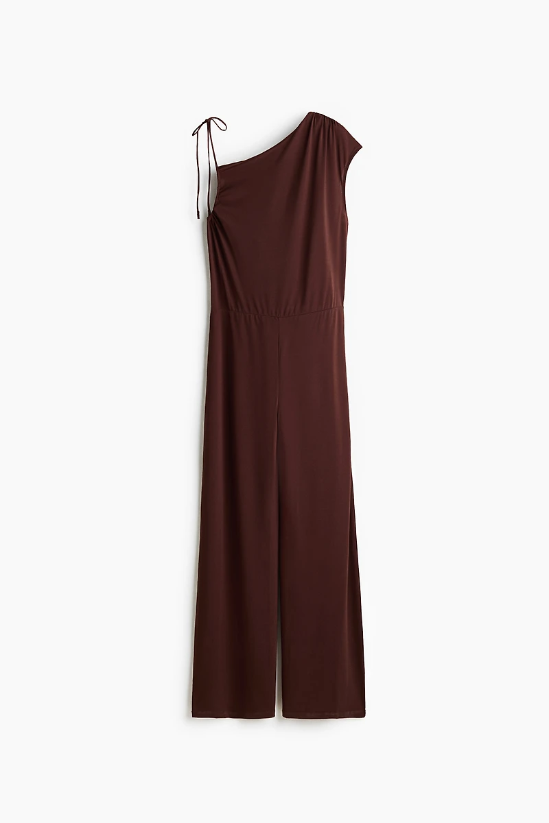 Combinaison pantalon asymétrique en jersey