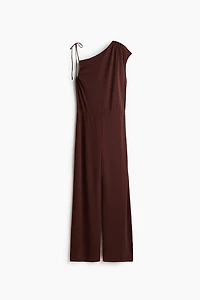 Combinaison pantalon asymétrique en jersey