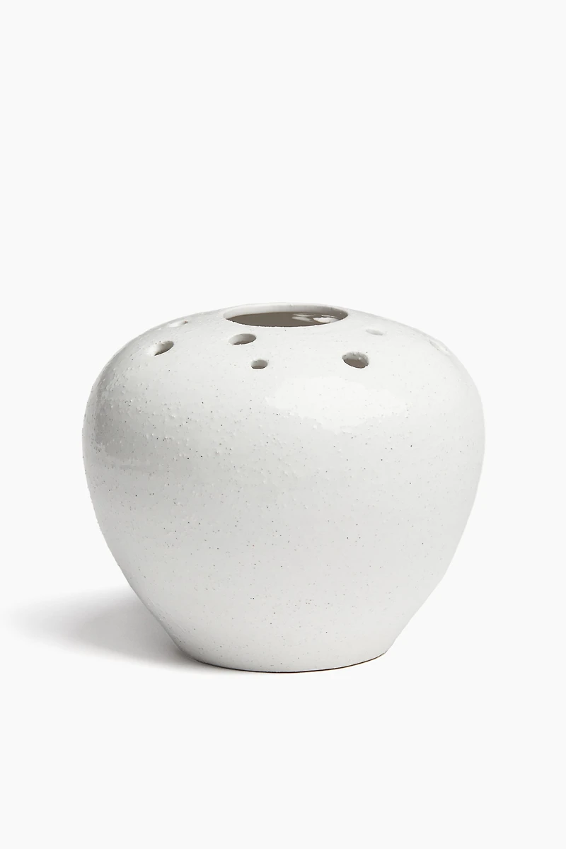 Ikebana Stoneware Vase