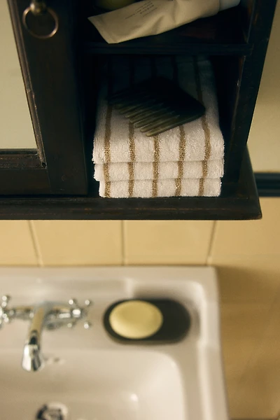 Lot de 3 carrés toilette en coton éponge