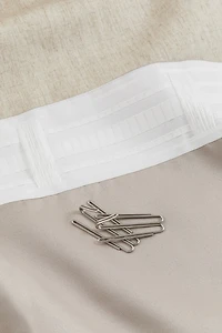 Lot de 2 rideaux occultants en lyocell mélangé