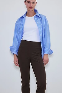 Four-Way Stretch Flared Pants