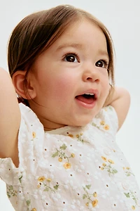 2-Piece Eyelet-Embroidered Set