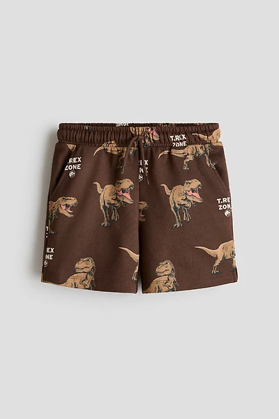 Motif-Detail Sweatshorts