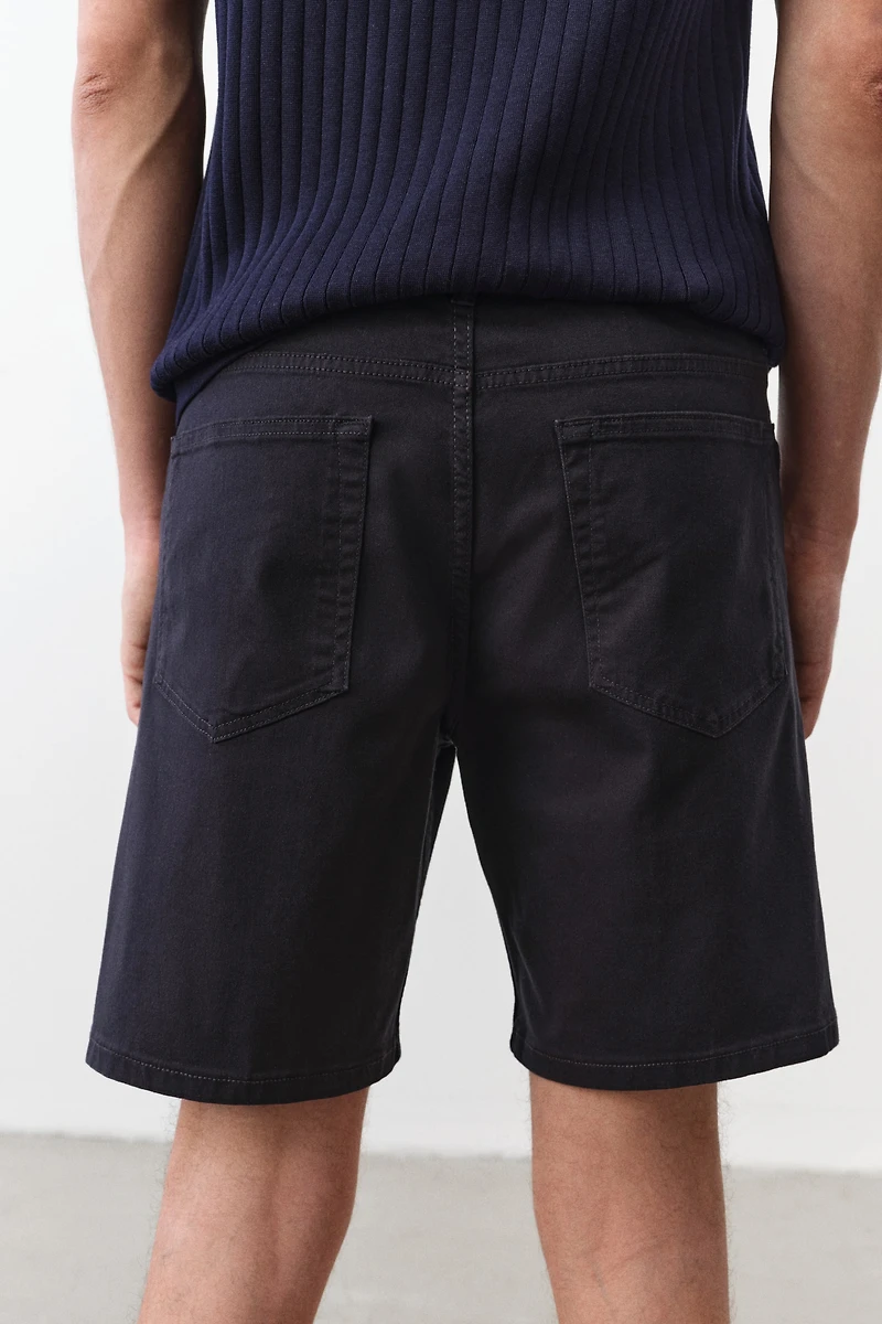Regular-Fit Twill Shorts