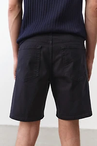 Regular-Fit Twill Shorts