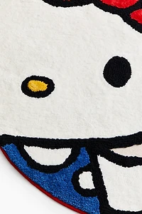 Round Cotton Canvas Rug