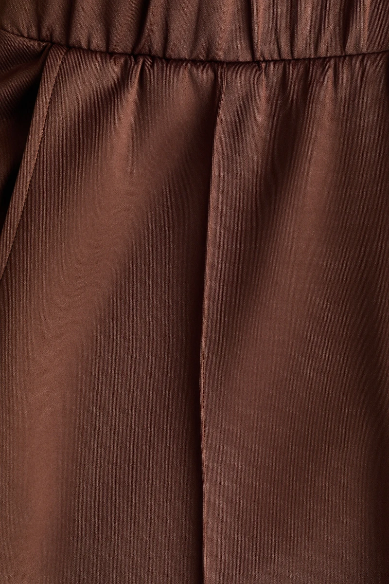 Crease-Front Pull-On Pants