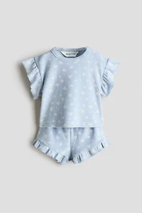 2-Piece Printed Terry Set