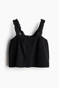 Lace-Detail Strappy Top