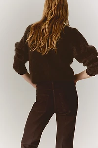 Jean taille haute coupe bottillon