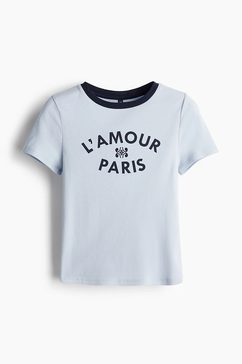 T-shirt côtelé