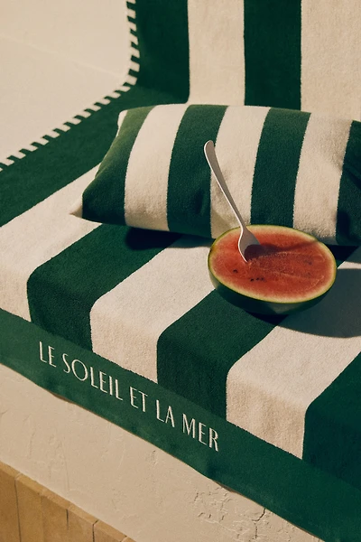 Striped Cotton Beach Towel