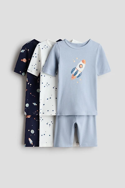 3-Pack Snug-Fit Cotton Pajamas