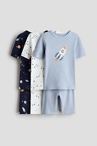 3-Pack Snug-Fit Cotton Pajamas