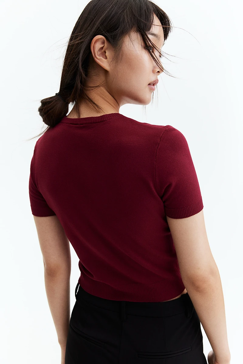 Fine-Knit T-Shirt