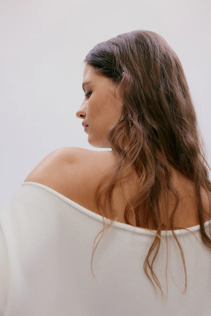 Off-the-Shoulder Sweater