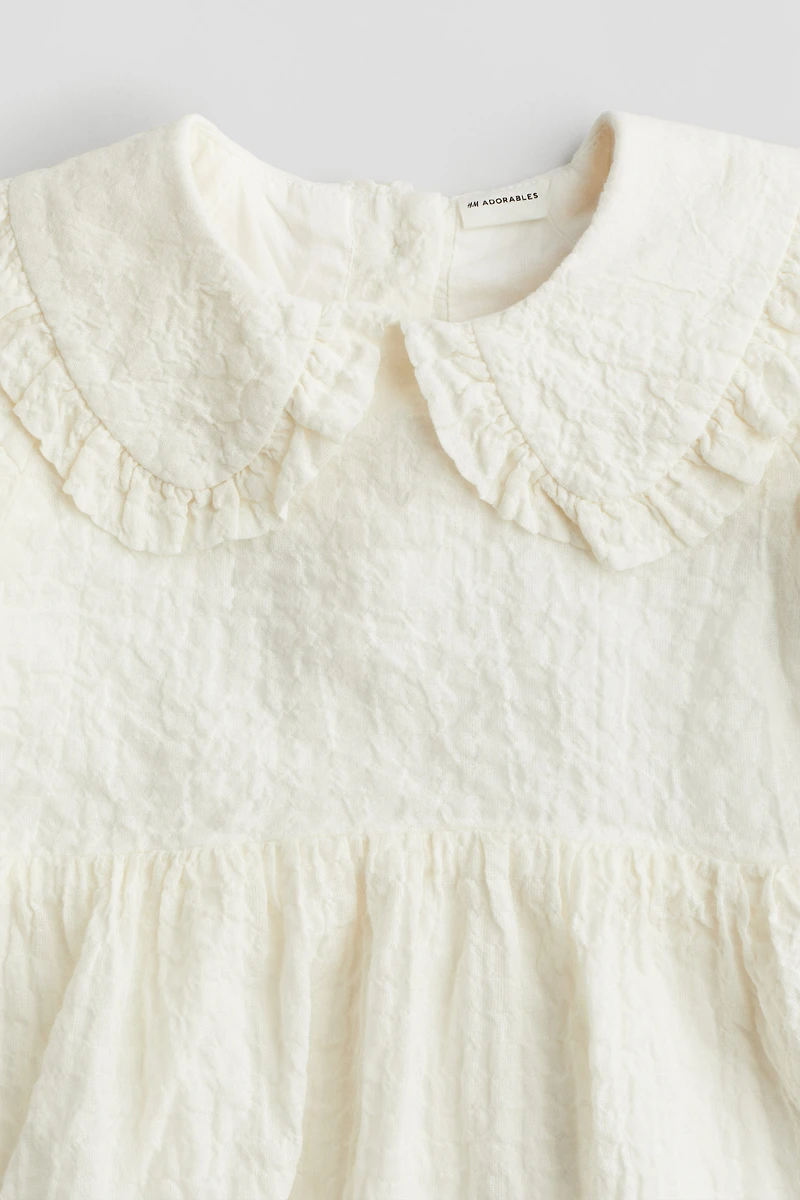 Cotton Seersucker Dress