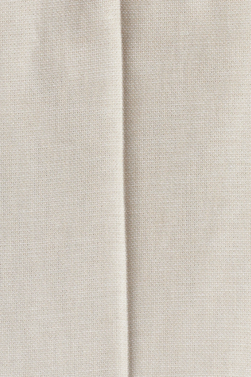 Pantalon de costume classique en lin mélangé