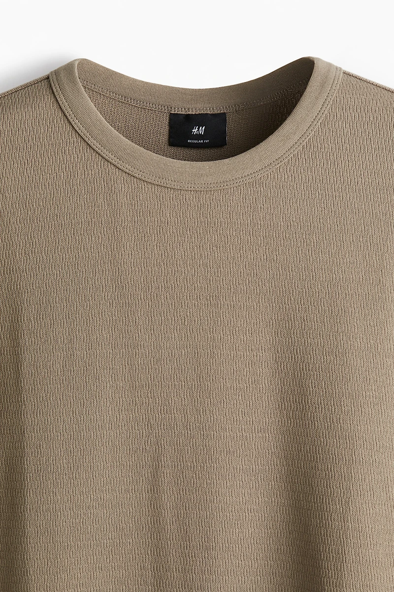 T-shirt gaufré classique