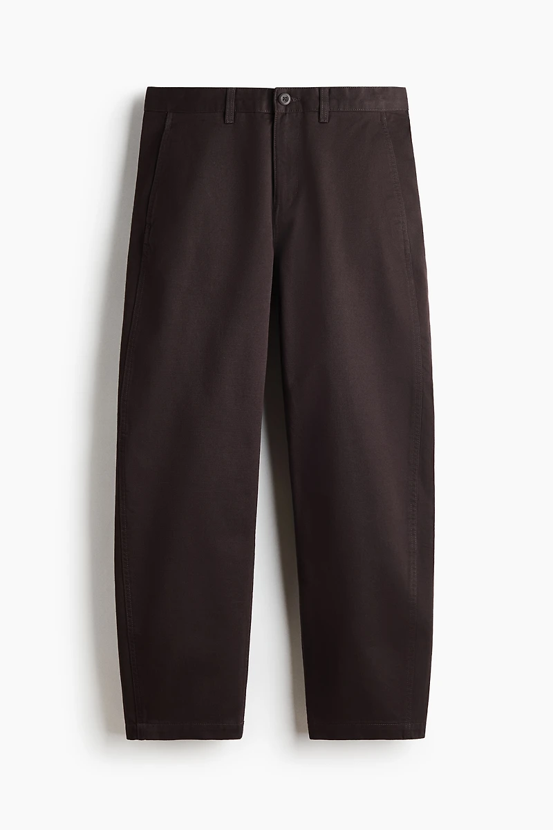 Relaxed-Fit Barrel-Leg Chinos