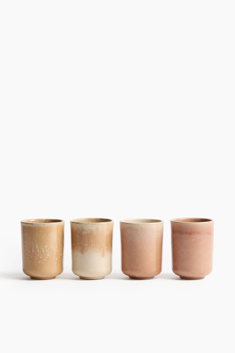4-Pack Stoneware Mugs