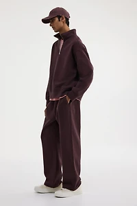 Loose Fit Half-Zip Sweatshirt