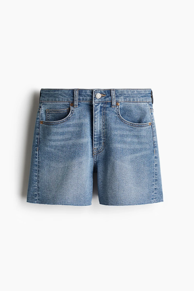 Skinny High Denim Shorts