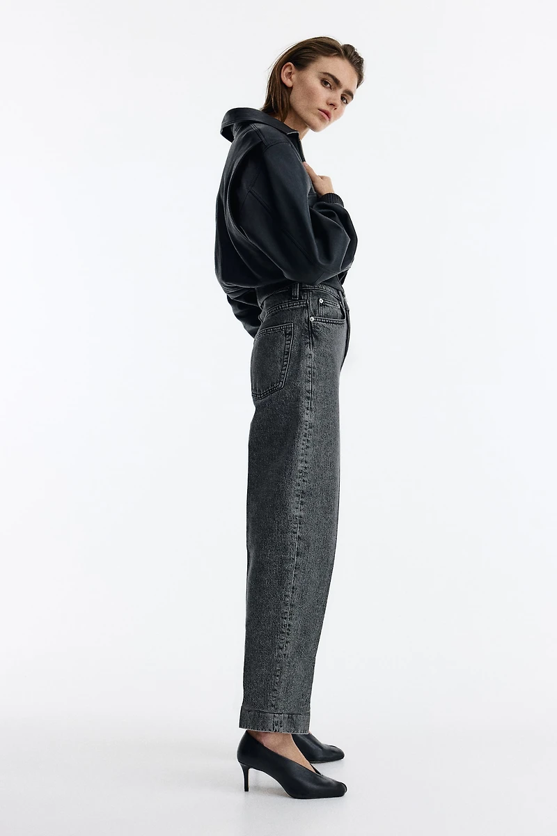 Barrel High Ankle Jeans