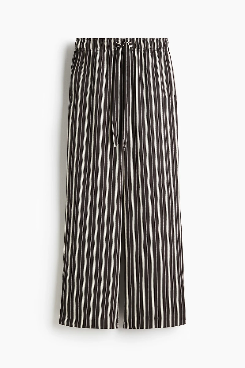 Drawstring Twill Pants