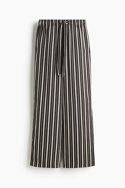 Drawstring Twill Pants