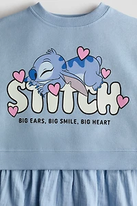 Printed Sweatshirt Dress