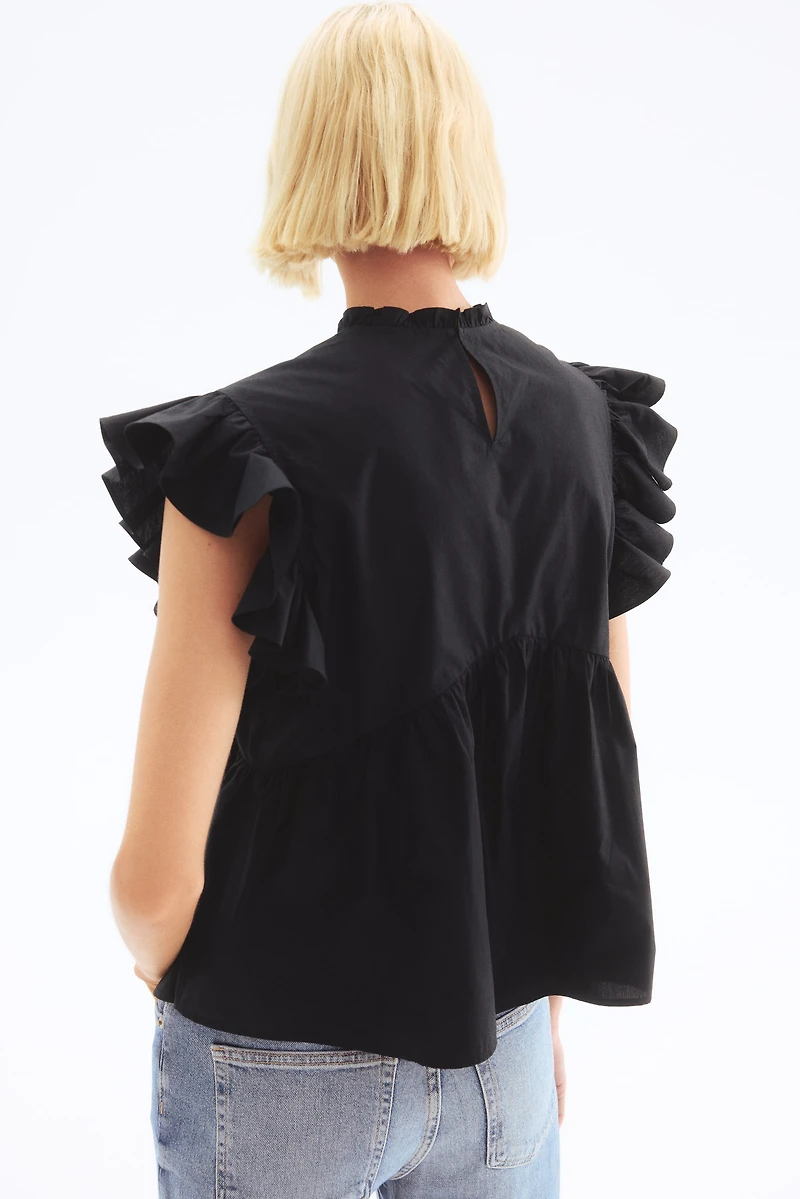 Embroidered Cotton Blouse