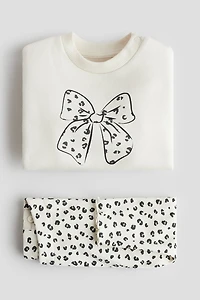 2-Piece Sweatshirt and Leggings Set