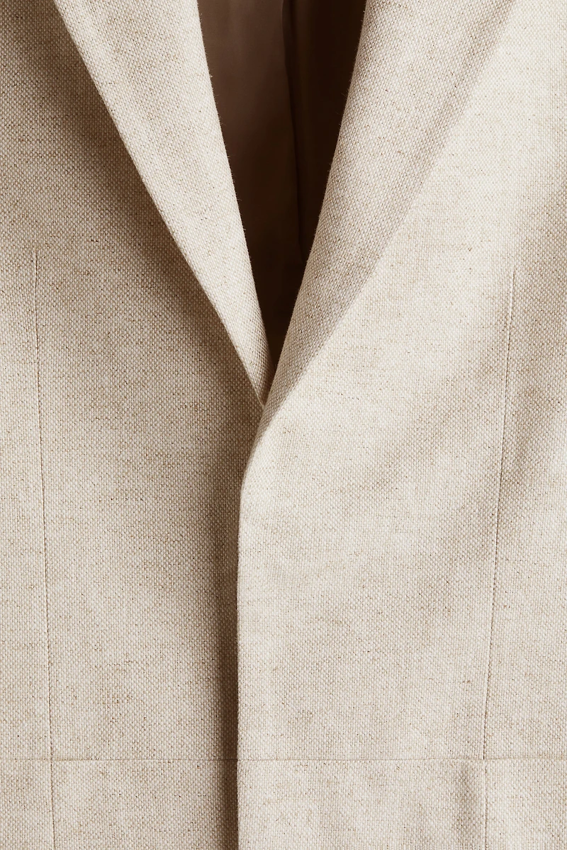 Relaxed-Fit Linen-Blend Jacket