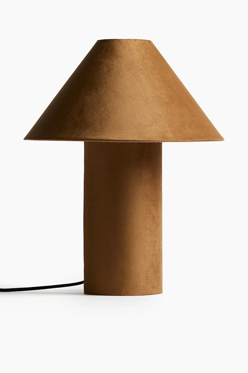 Bouclé-weave table lamp