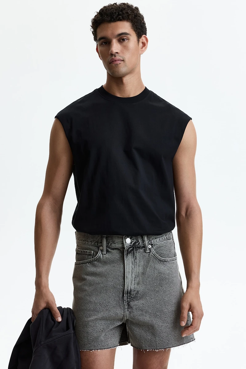 Short Baggy Denim Shorts