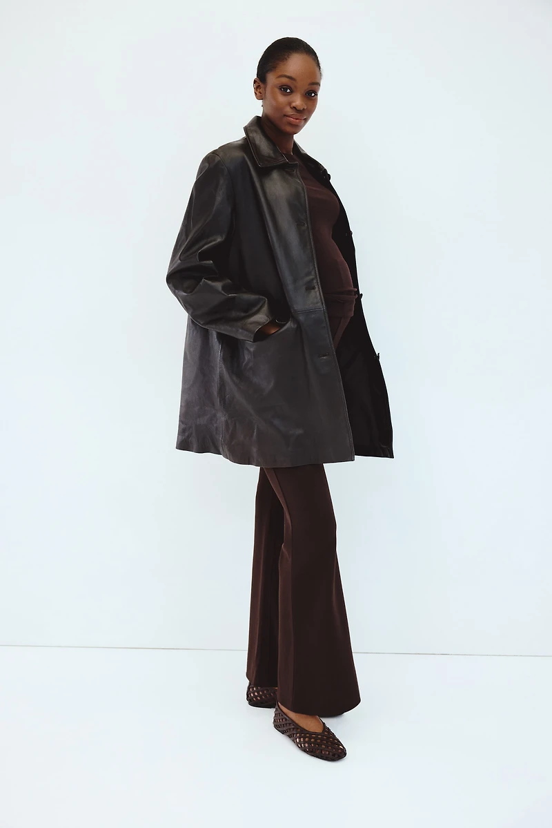 MAMA Flared Ponte Leggings