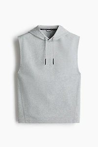 Regular-Fit Sleeveless Sports Hoodie with DryMove™