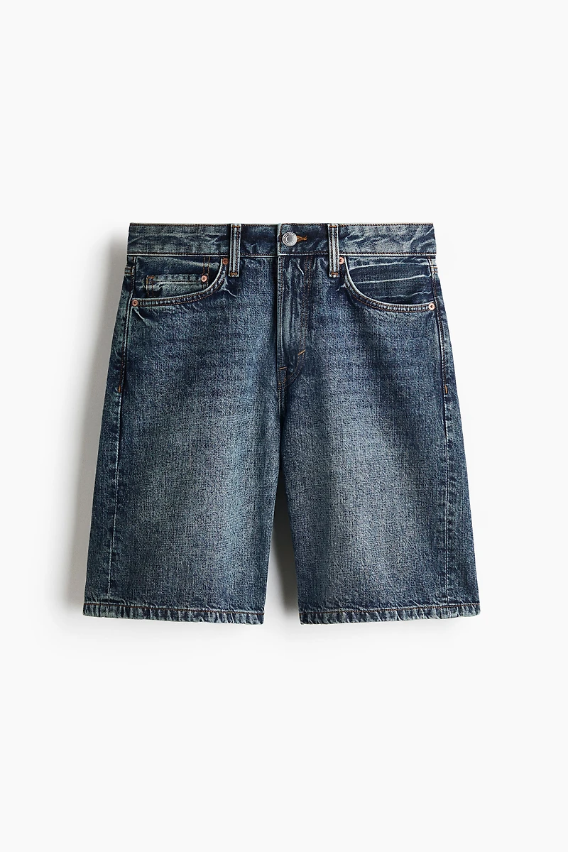 Relaxed Denim Shorts