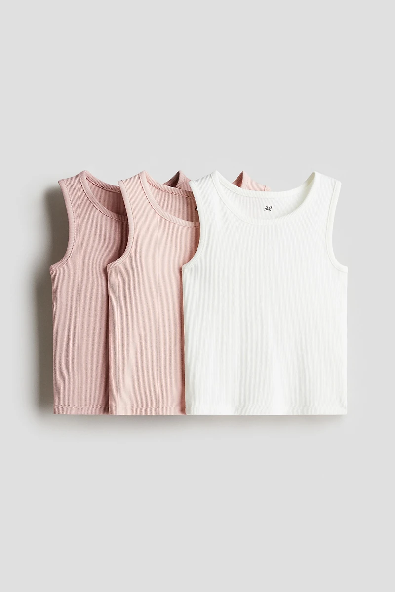 3-pack Ribbed Tank Tops