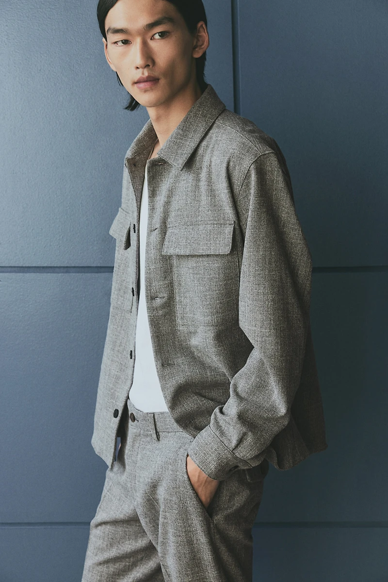 Regular-Fit Tailored Pants