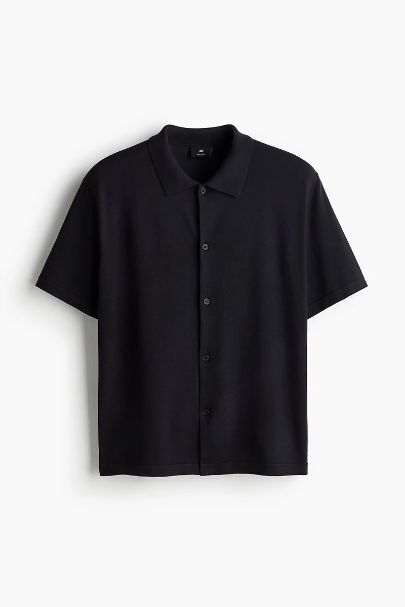 Regular Fit Knitted short-sleeved shirt