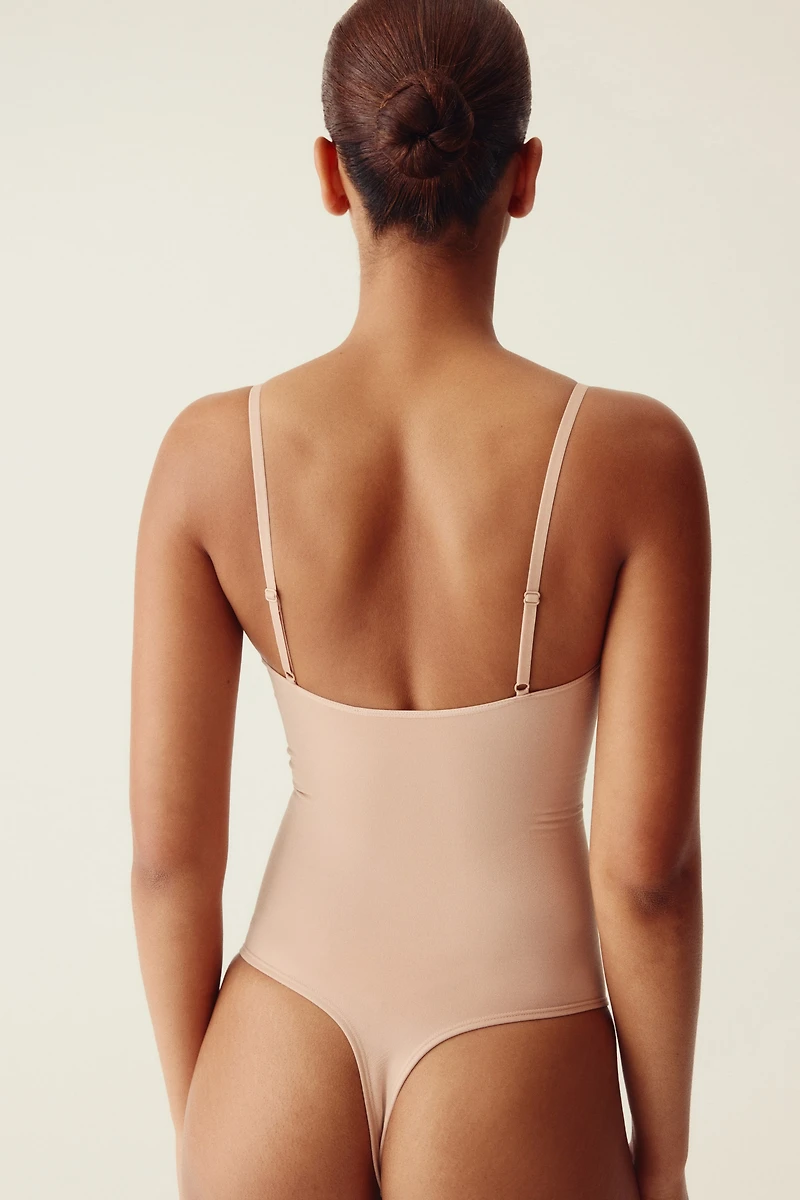 Firm Shape Sculpting Thong Bodysuit