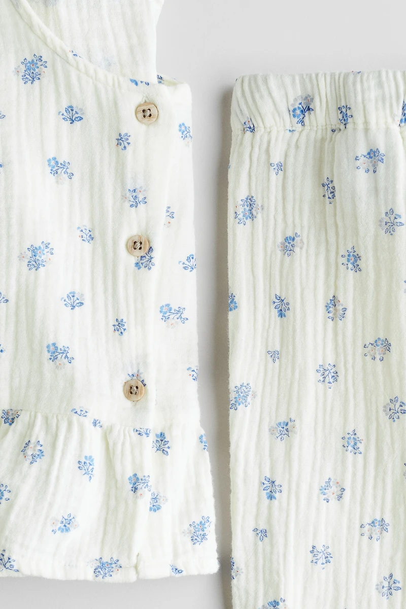 2-Piece Cotton Muslin Set