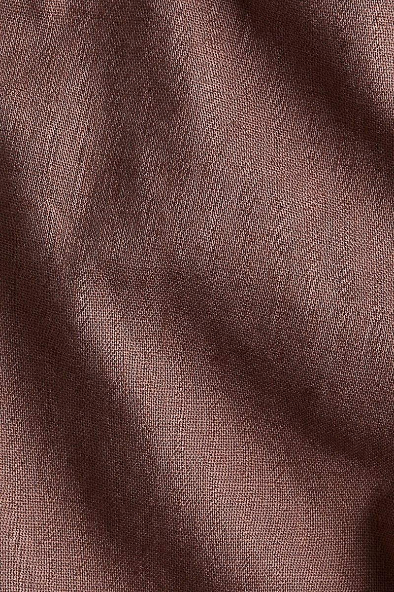 Linen-Blend Pants