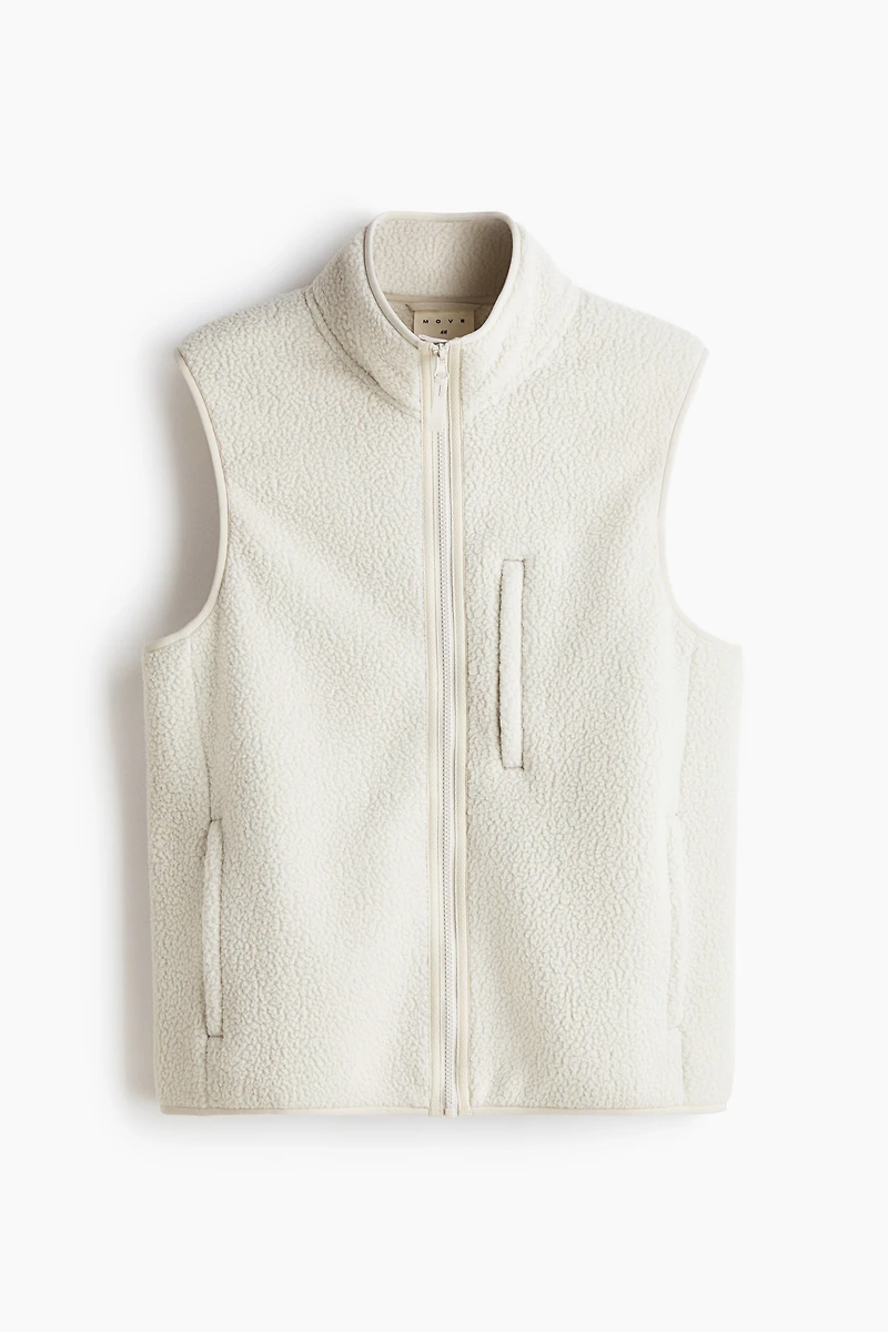 Regular-Fit Teddy Fleece Sports Vest